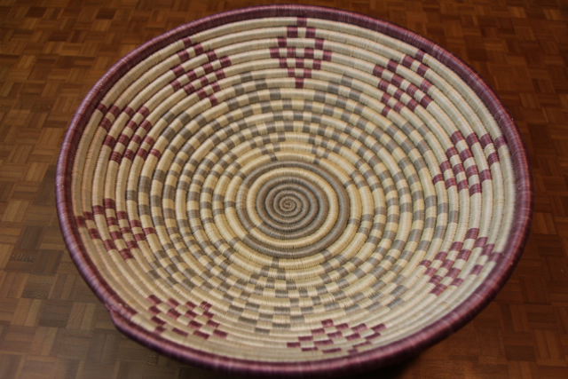 Rwanda Path to Peace artisan bowl